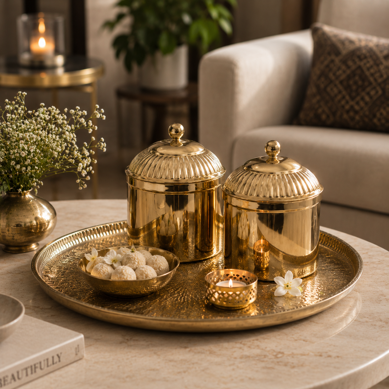 Decorative Storage Jars (Set of 2)