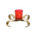 Gold Finish Tealight Candle Holder