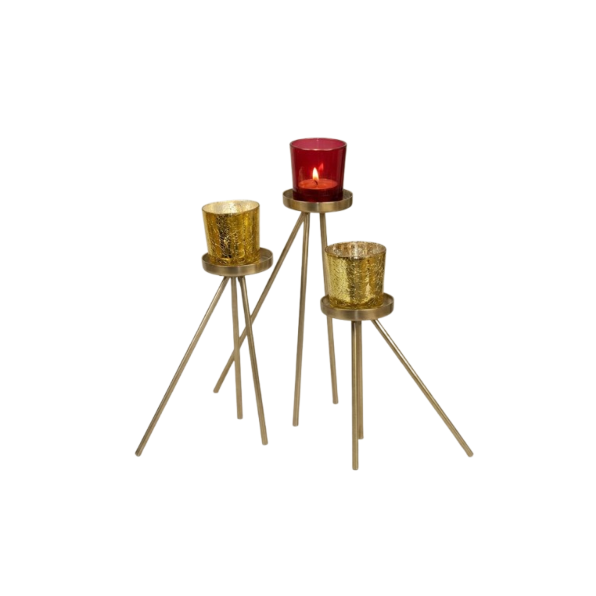 Trio Tealight Candle Stand Set