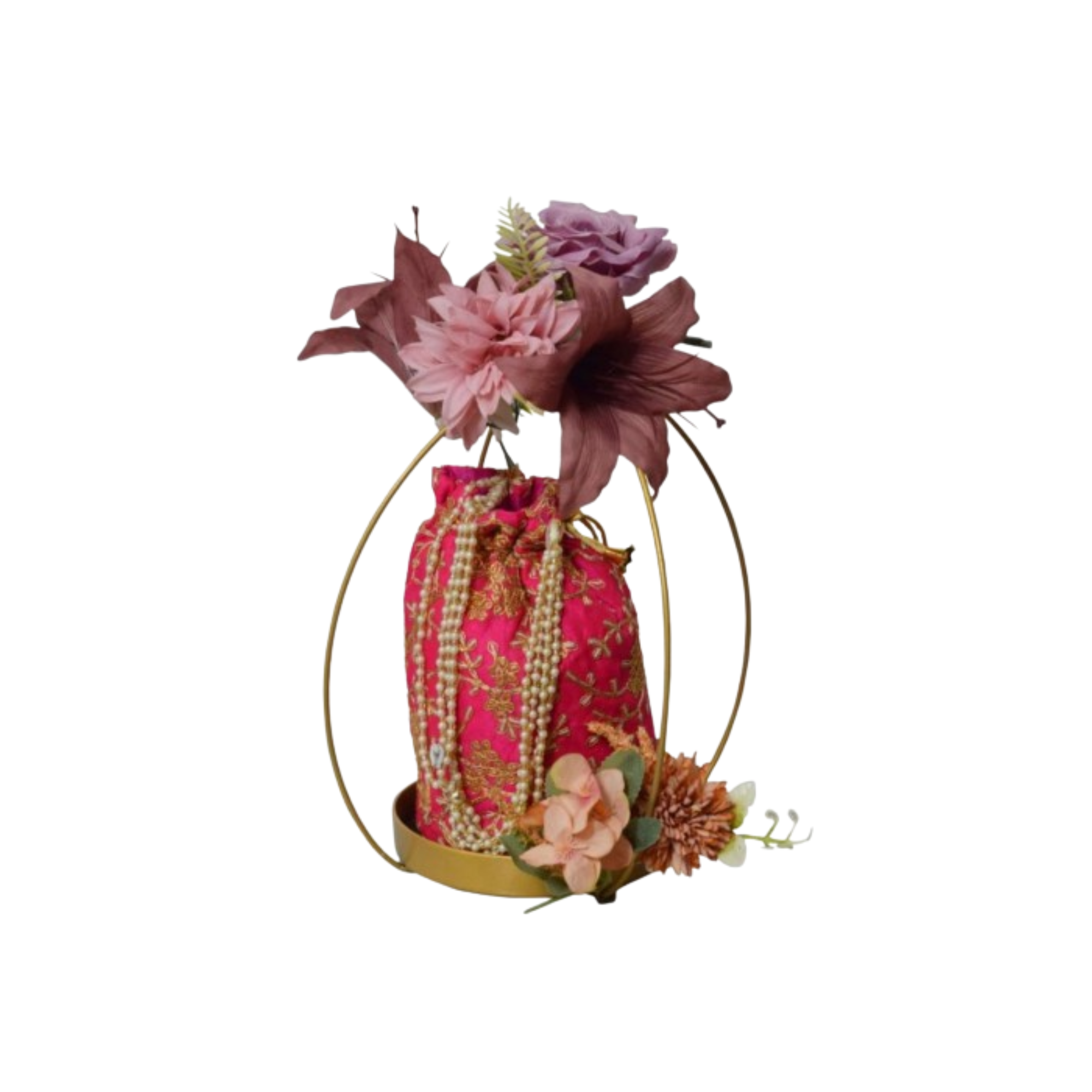 Luna Potli Candle Stand & Luxury Gifting Accent