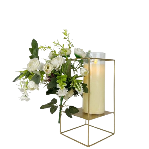 Champagne Gold Candle Stand
