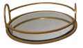 Round Mirrored Serving Tray
