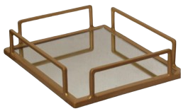 Luxury Marble & Gold Serving Tray